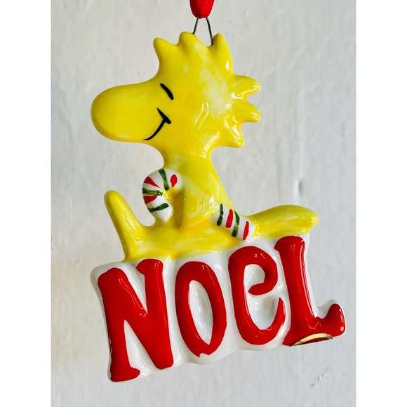Vintage Peanuts Yellow Woodstock Noel Ornament 1965 Japan - Picture 1 of 4